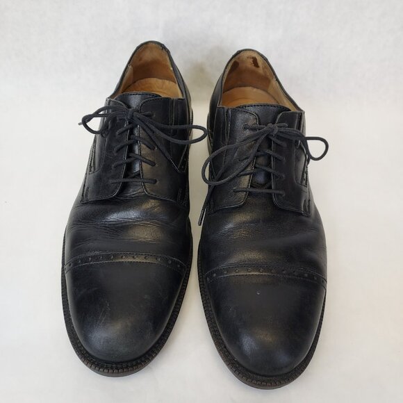 Johnston Murphy Cap-Toe Oxford Shoe Men's 8.5 Signature Series Leather Sheepskin - Picture 3 of 15